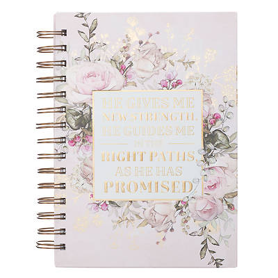 Picture of Large Wire Journal He Gives Me New Strength