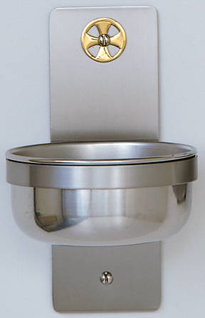 Picture of Koleys K349B Holy Water Font Stainless Steel