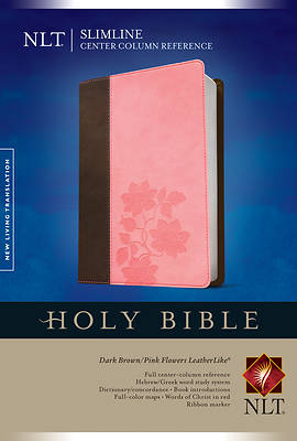 Picture of Slimline Center Column Reference Bible NLT, Tutone