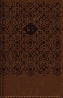 Picture of Rvr60 Santa Biblia, Letra Grande, Tamaño Compacto, Leathersoft, Café, Edición Letra Roja, Con Índice Y Cierre