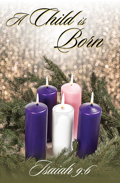 Picture of Child is Born Advent Regular Size Bulletin