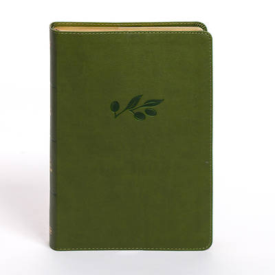 Picture of KJV Personal Size Giant Print Bible, Olive Leathertouch