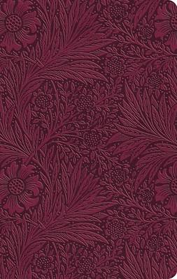 Picture of ESV Value Thinline Bible (Trutone, Raspberry, Floral Design)