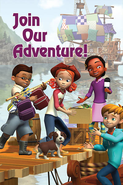 Picture of Deep Blue Kids Ship Join Our Adventure Postcard (Pkg of 25)