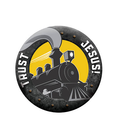 Picture of Vacation Bible School VBS 2021 Rocky Railway Buttons (pkg. of 30)
