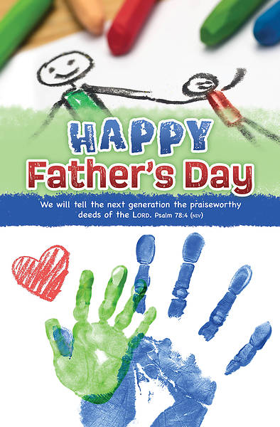 Picture of Happy Father's Day Regular Size Bulletin