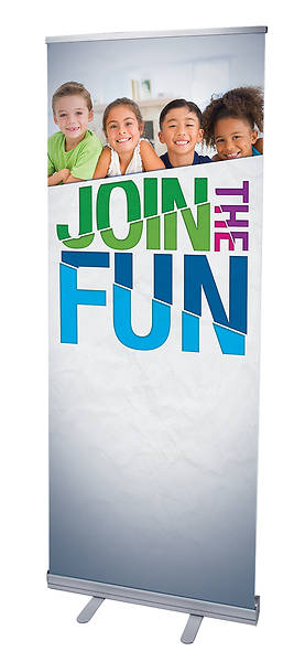 Picture of VBS Join the Fun RollUp Banner with Stand