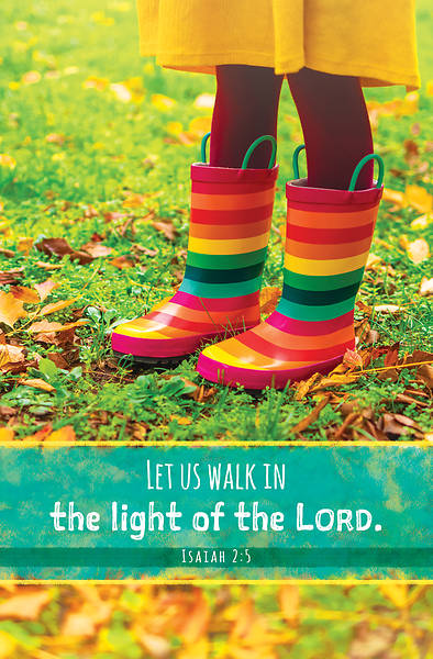 Picture of Let Us Walk in the Light Regular Size Bulletin