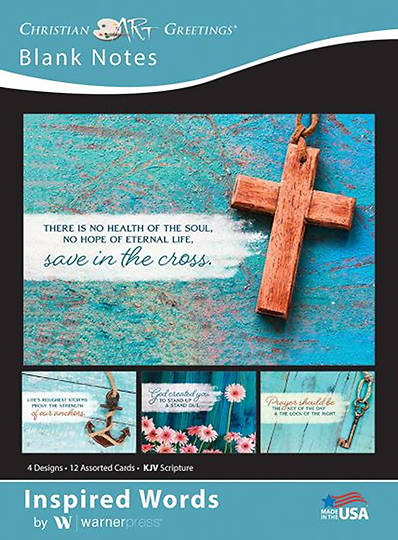 Picture of Inspired Words Blank Box Cards (Box of 12)