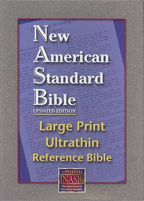 Picture of New American Standard Bible Large Print Ultrthin Reference Bible