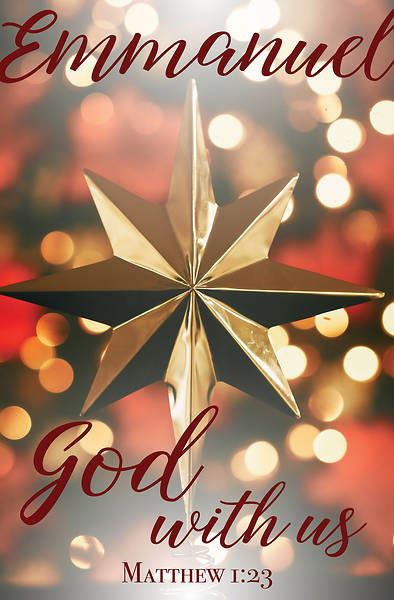 Picture of Emmanuel God With Us Christmas Regular Size Bulletin