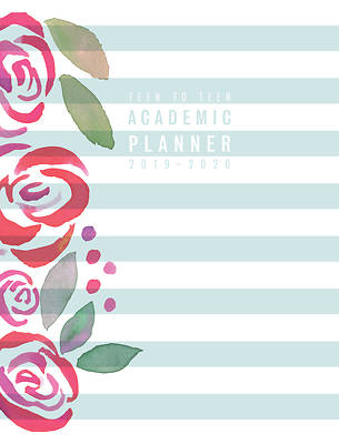 Picture of Teen to Teen Academic Planner 2019-2020, Blue Stripes