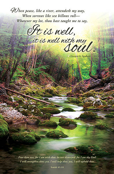 Picture of It is Well General Worship Bulletin