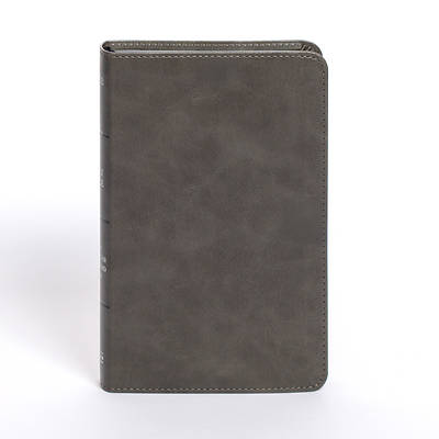 Picture of NASB Personal Size Bible, Charcoal Leathertouch