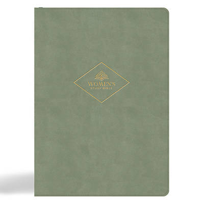 Picture of CSB Women's Study Bible, Sage Suedesoft Leathertouch