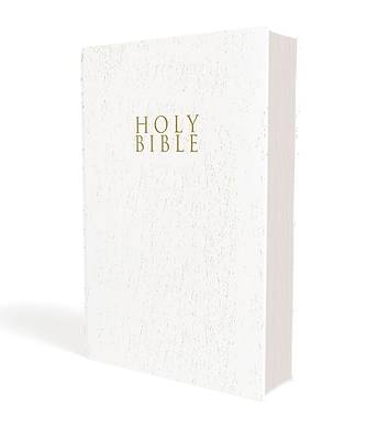NIV, Gift and Award Bible, Leather-Look, White, Red Letter Edition, Comfort Print