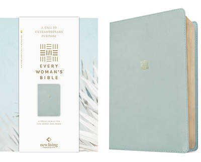 NLT Every Woman's Bible, Filament-Enabled Edition (Leatherlike, Sky Blue)