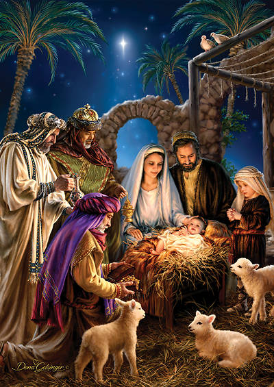 Picture of Shining Light Advent Calendar with Envelope