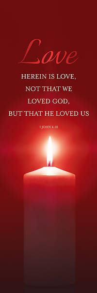 Picture of Love Advent Candle 3' x 5' Banner