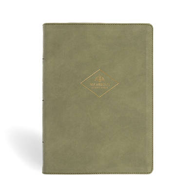 Picture of CSB Women's Study Bible, Sage Suedesoft Leathertouch, Indexed