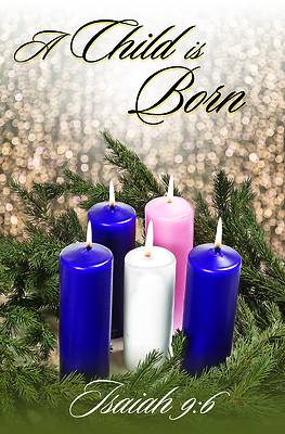 Picture of A Child Is Born Bulletin (Pkg 100) Advent