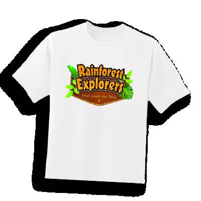 Picture of Vacation Bible School VBS 2021 Rainforest Explorers T-Shirt Iron-Ons Pkg of 10