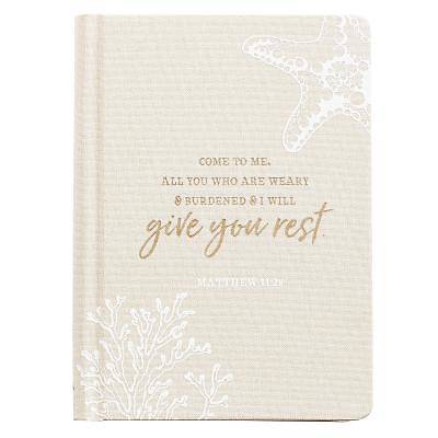Picture of Journals Hardcover Linen Give You Rest Tan