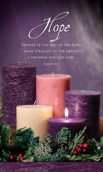Advent Week 1 3' x 5' Vinyl Banner Isaiah 40:3
