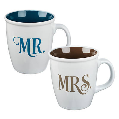Picture of Mug Set 2 Piece Mr and Mrs