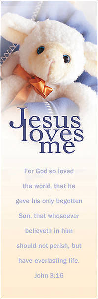 Picture of Jesus Loves Me Children's Bookmark