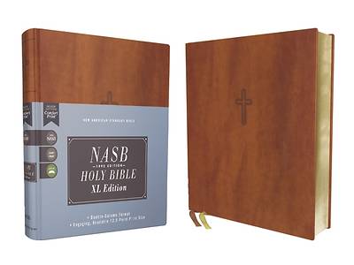 Picture of Nasb, Holy Bible, XL Edition, Leathersoft, Brown, 1995 Text, Comfort Print
