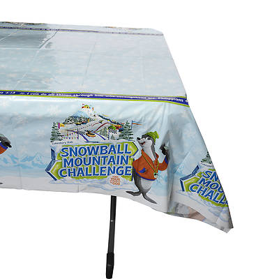 Picture of VBS 2026 Snowball Mountain Challenge Tablecloth