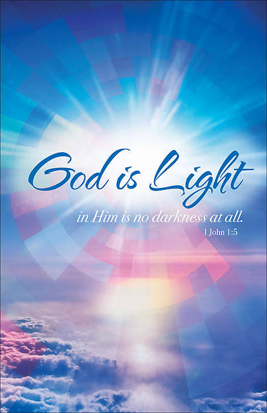 Picture of God is Light General Use Regular Size Bulletin