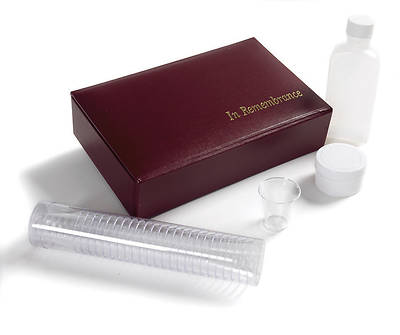 Portable Communion Set Maroon