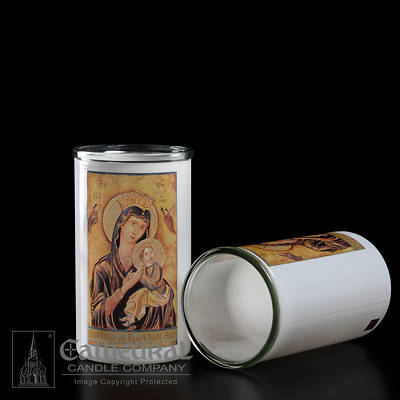 Picture of Our Lady of Perpetual Help 3-Day Glass Globe