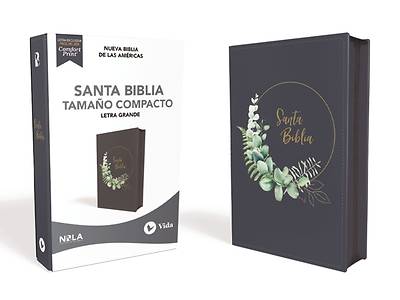 Picture of Nbla Santa Biblia, Letra Grande, Tamaño Compacto, Leathersoft, Azul Marino, Con Cierre, Edición Letra Roja