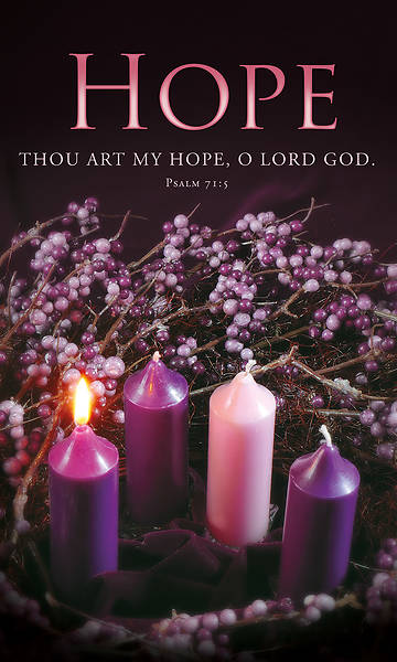 Banner Hope Advent 3 x 5 Vinyl