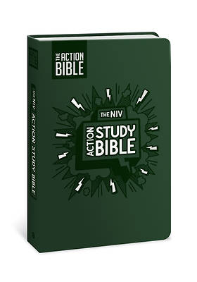 The NIV Action Study Bible, Leathersoft, Forest, Full Color