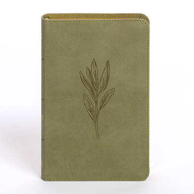 Picture of CSB Personal Size Bible, Sage Suedesoft Leathertouch
