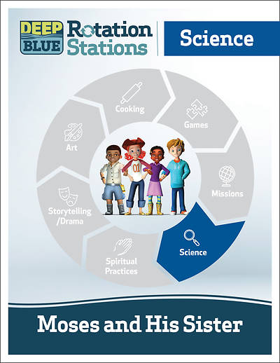 Picture of Deep Blue Rotation Stations: Moses and His Sister - Science Station Download