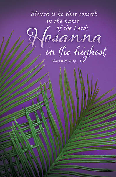 Palm Sunday Regular Size Bulletin