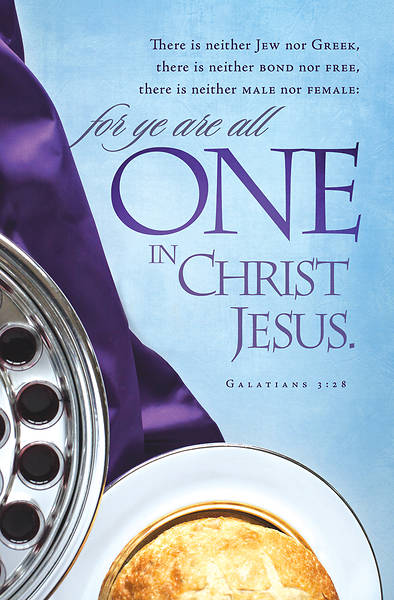 Picture of For Ye Are All One In  Christ Jesus Communion Bulletin