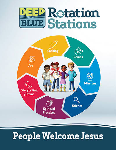 Picture of Deep Blue Rotation Stations: People Welcome Jesus - Entire Unit Download