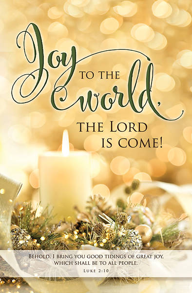 Picture of Joy to the World Christmas Regular Size Bulletin