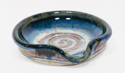 Picture of Holbrook Pastel Blue Small Spoon Rest