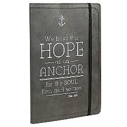 Picture of Journal - Lux-Leather - Black Hope/Anchor