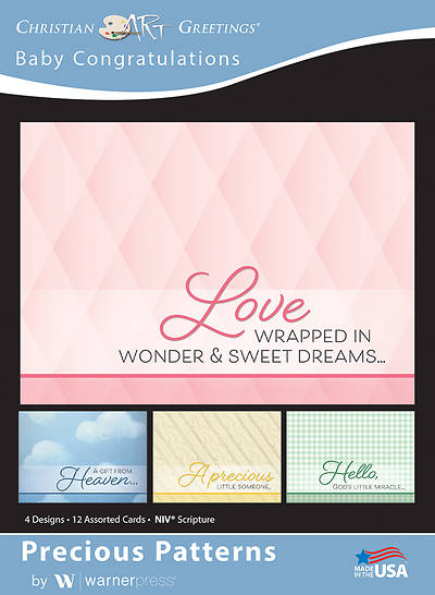 Picture of Precious Patterns Baby Congratulations Boxed Cards (Box of 12)