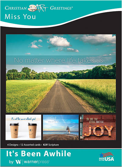 Picture of It's Been Awhile Miss You Boxed Cards