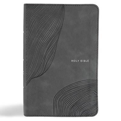CSB Single-Column Compact Bible, Digital Study Edition, Charcoal Leathertouch