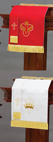 Picture of Reversible Ready-Made Parament Set Red and White 2-Piece